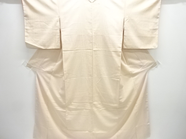 未使用品　十字絣織り出し本塩沢着物